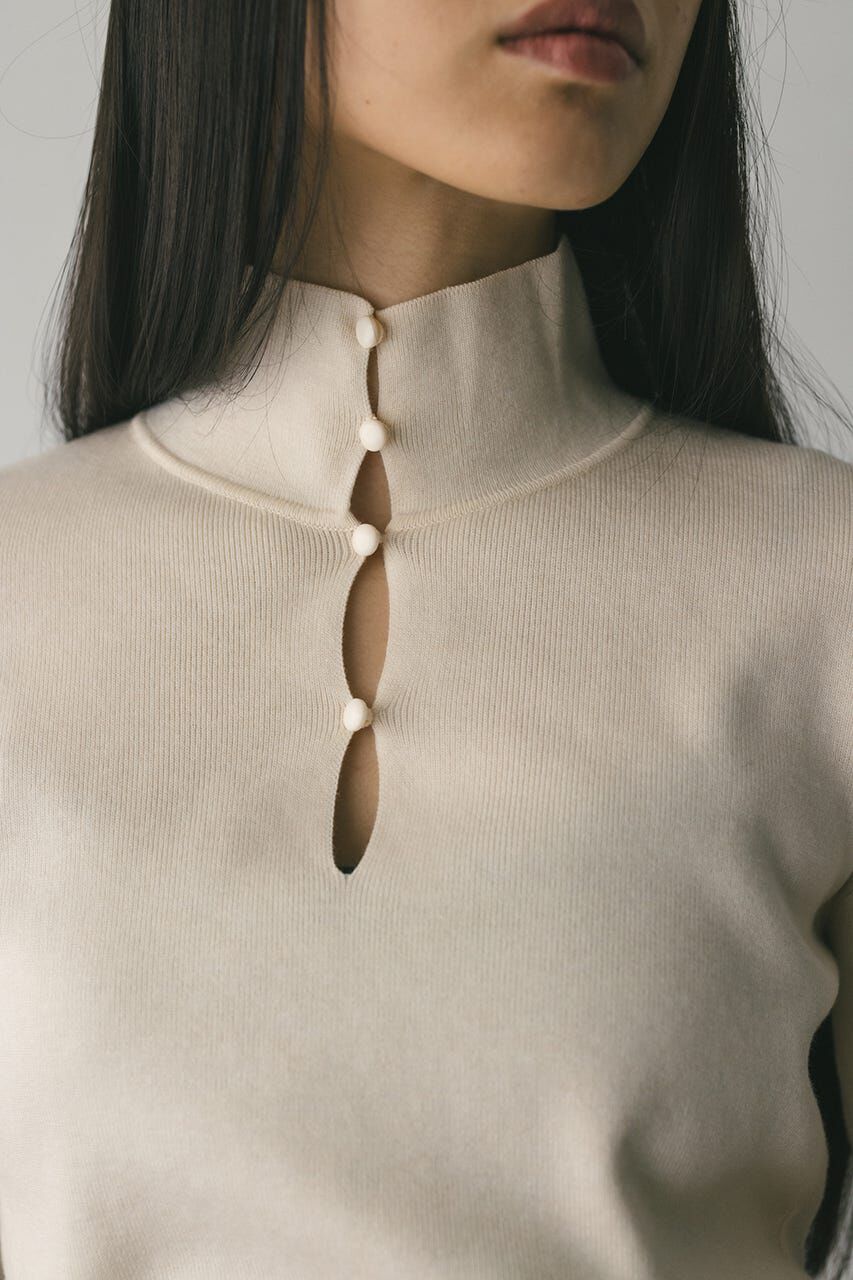 STYLEMIXER「2WAYネックニットトップ」|ニット・セーター|