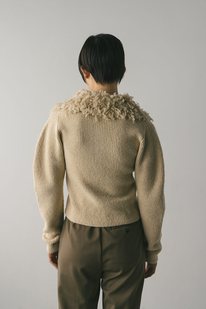 STYLEMIXER「ループカラーニットトップ」|ニット・セーター|