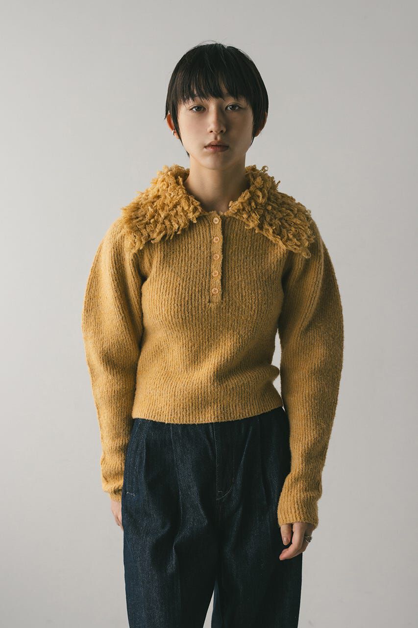 STYLEMIXER「ループカラーニットトップ」|ニット・セーター|