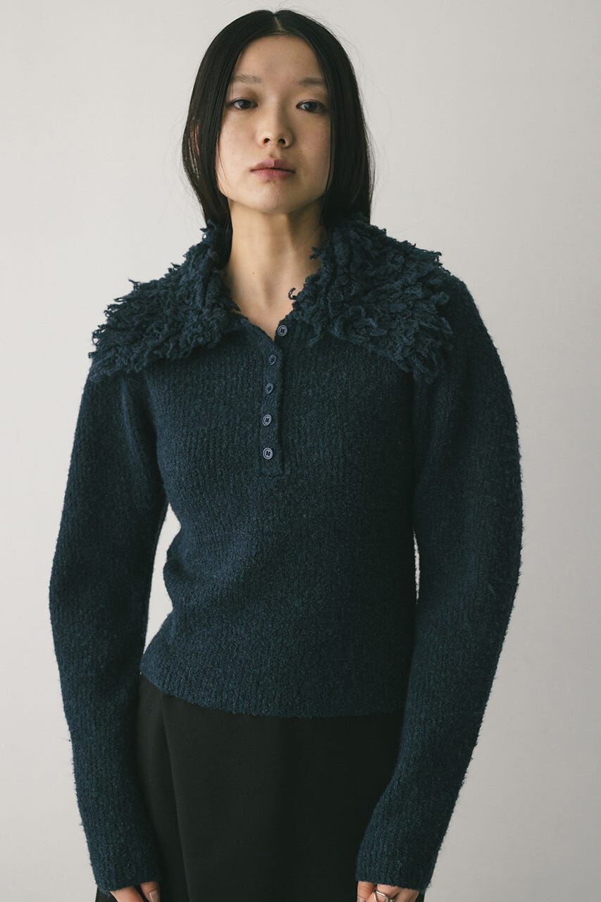 STYLEMIXER「ループカラーニットトップ」|ニット・セーター|