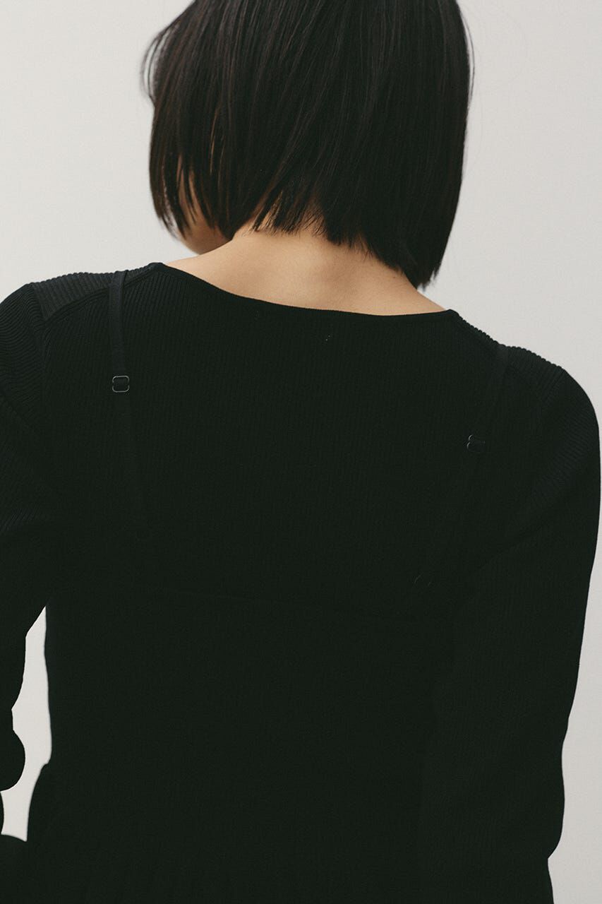 STYLEMIXER「2ピースペプラムドライニット」|ニット・セーター|