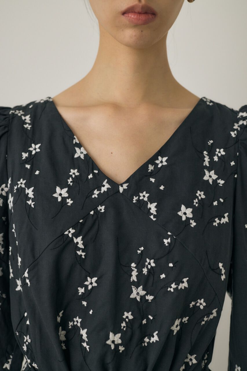 MOUSSY「花柄刺繍ワンピース」|ワンピース|