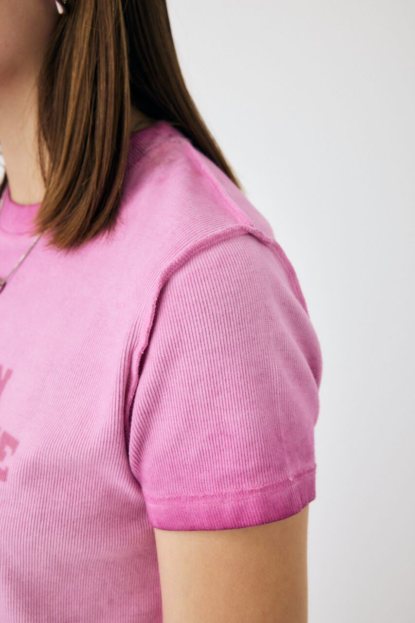 MOUSSY「BLURRED LOGO TEE」|Tシャツ・カットソー|