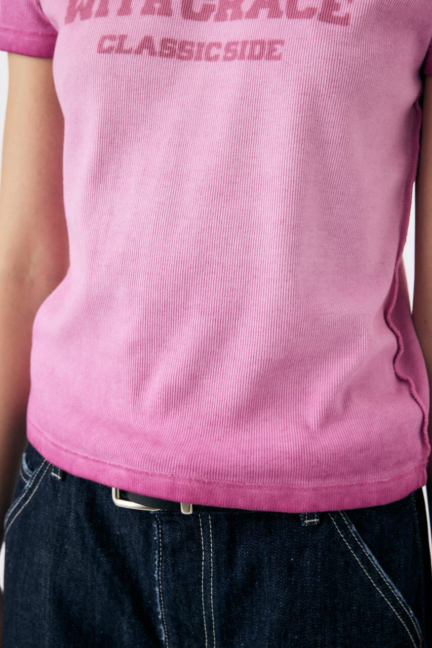 MOUSSY「BLURRED LOGO TEE」|Tシャツ・カットソー|