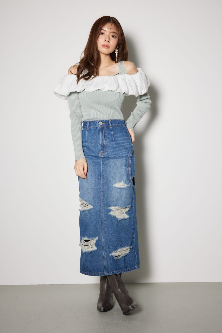 rienda「2WAYバルーンニットトップス」|ニット・セーター|