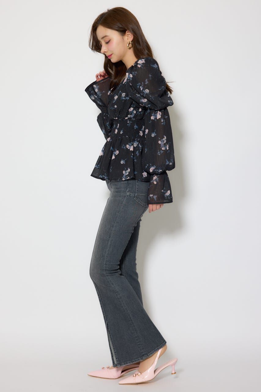 rienda「ボリュームスリーブブラウス」|シャツ・ブラウス|