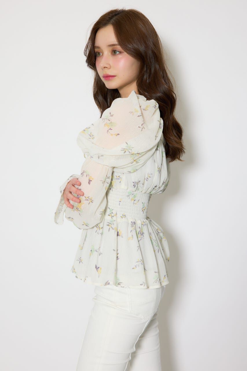 rienda「ボリュームスリーブブラウス」|シャツ・ブラウス|