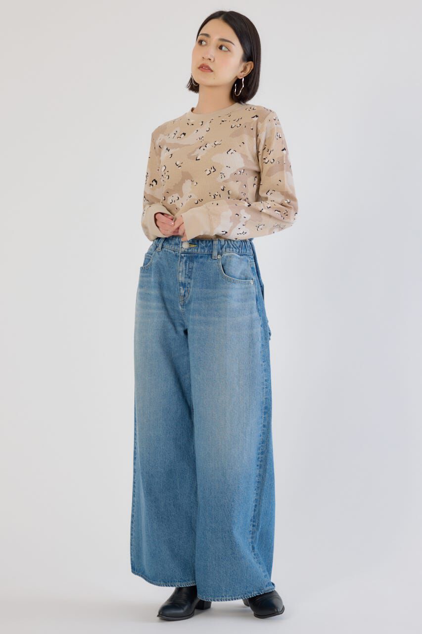 RODEO CROWNS「ビッグリボンデニムパンツ」|デニム|