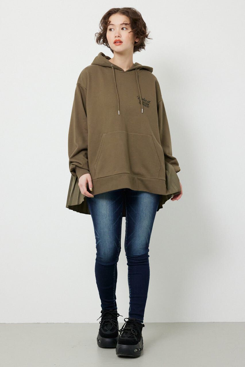 RODEO CROWNS「バックプリーツロゴパーカー」|パーカー|