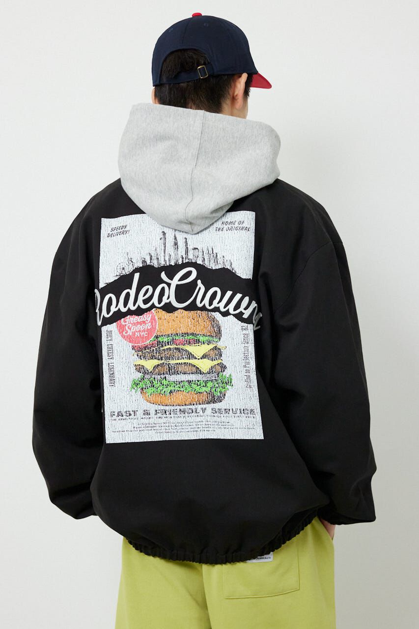 RODEO CROWNS「CRACKコーチジャケット」|その他|BLK