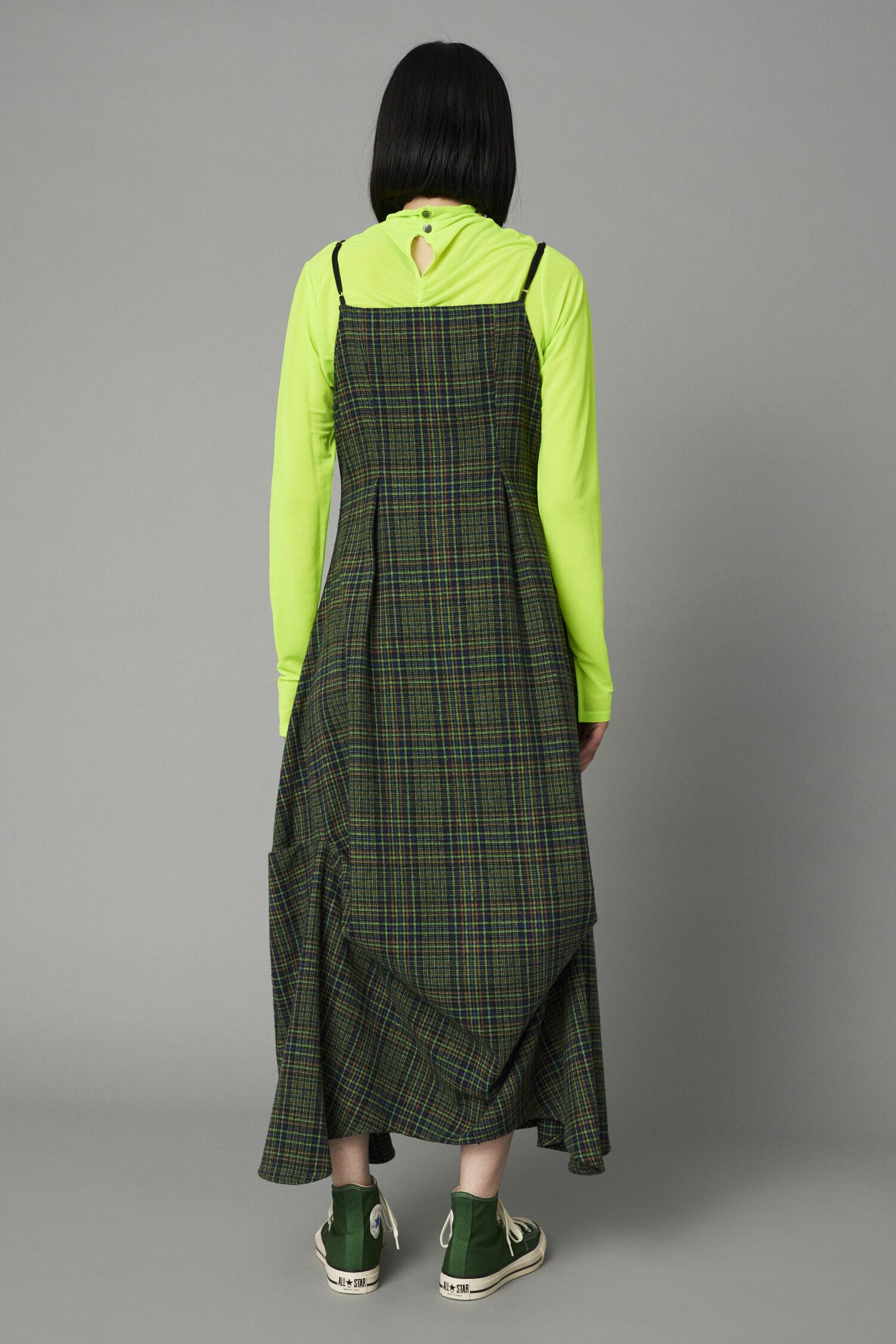 HeRIN.CYE「Check long dress」|ワンピース|