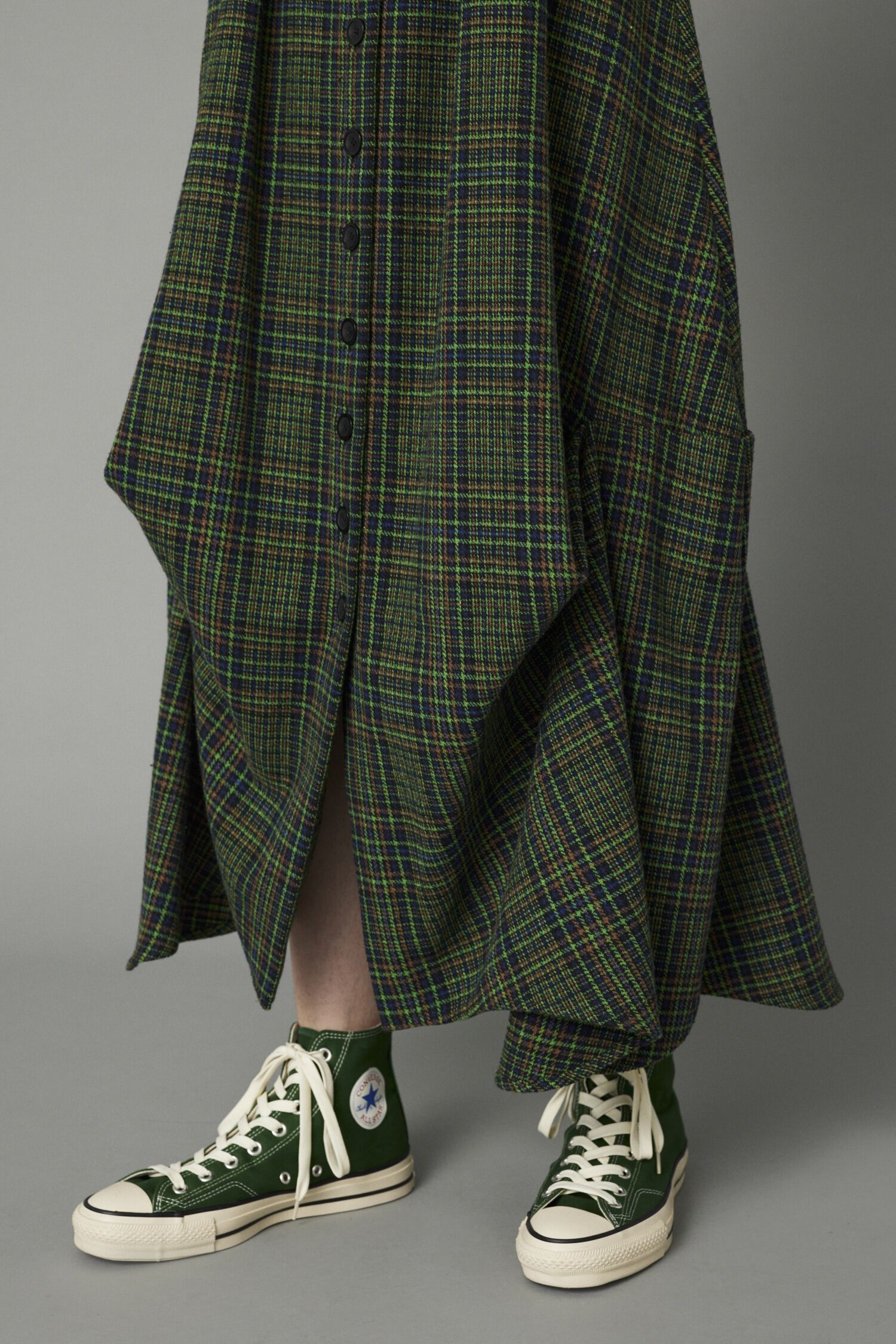 HeRIN.CYE「Check long dress」|ワンピース|