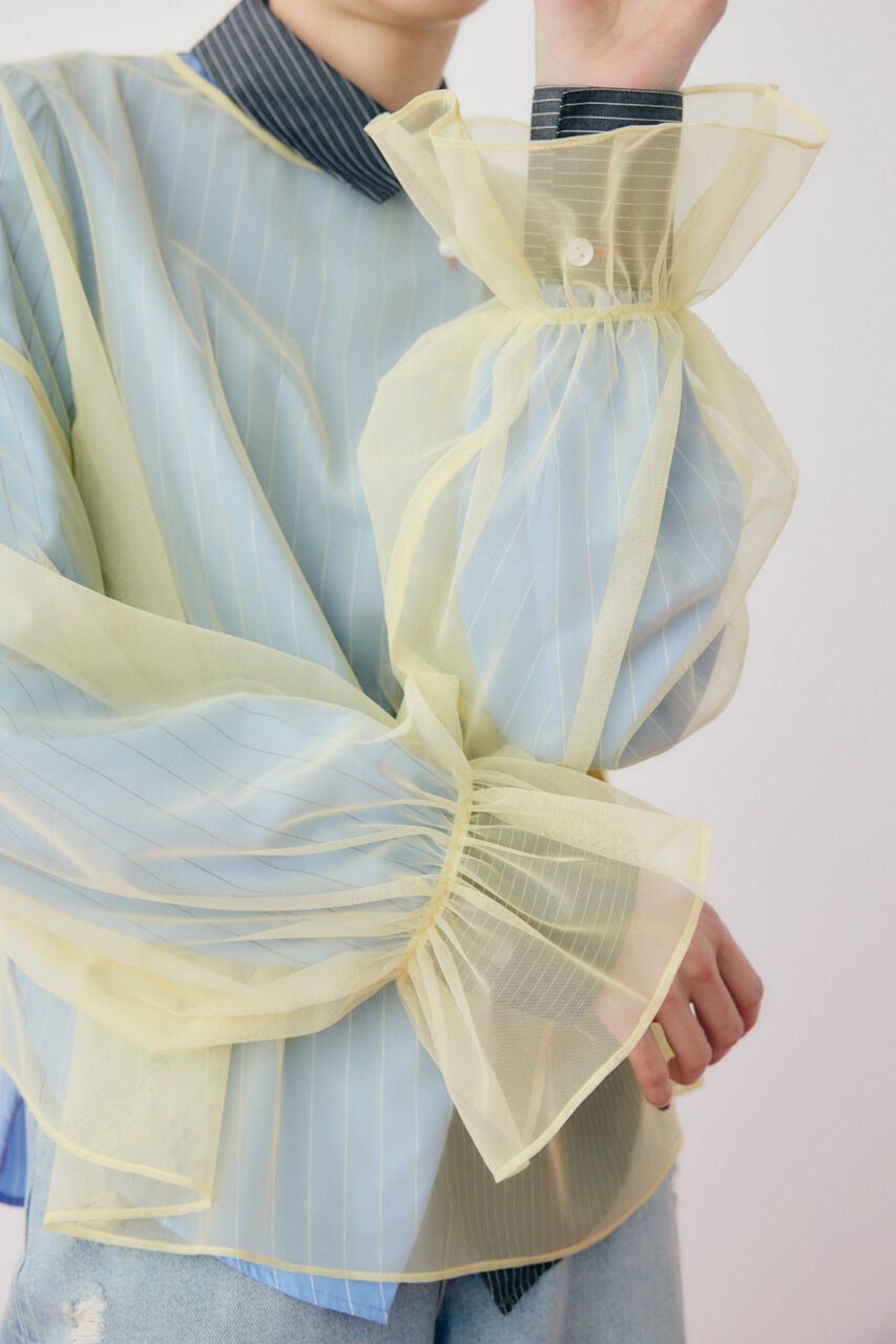 HeRIN.CYE「Tulle blouse」|シャツ・ブラウス|