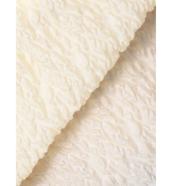 CALNAMUR「2WAY VOLUME SLEEVE JAQUARD BL/2WAYボリュームスリーブジャガードブラウス」|シャツ・ブラウス|