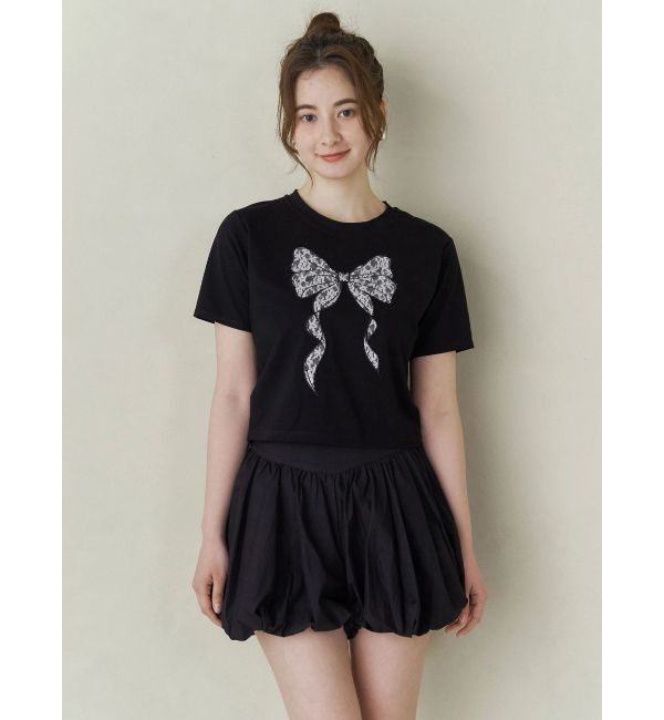 CALNAMUR「RIBBON ASSORT TEE/リボンアソートTシャツ」|Tシャツ・カットソー|