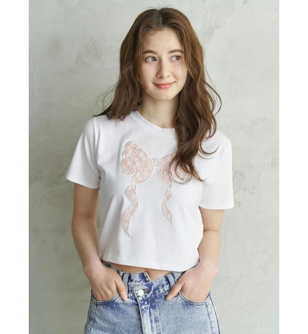 CALNAMUR「RIBBON ASSORT TEE/リボンアソートTシャツ」|Tシャツ・カットソー|