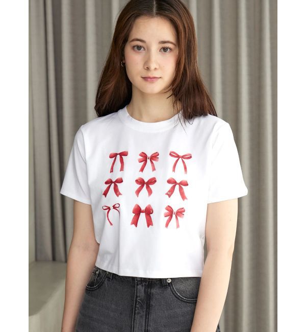 CALNAMUR「RIBBON ASSORT TEE/リボンアソートTシャツ」|Tシャツ・カットソー|