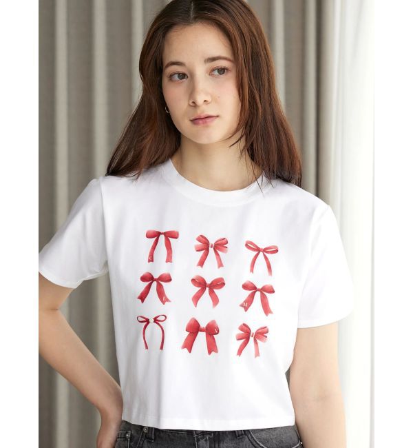 CALNAMUR「RIBBON ASSORT TEE/リボンアソートTシャツ」|Tシャツ・カットソー|