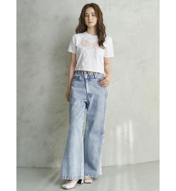 CALNAMUR「RIBBON ASSORT TEE/リボンアソートTシャツ」|Tシャツ・カットソー|