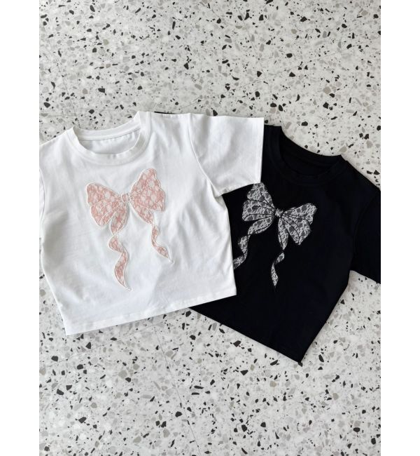 CALNAMUR「RIBBON ASSORT TEE/リボンアソートTシャツ」|Tシャツ・カットソー|