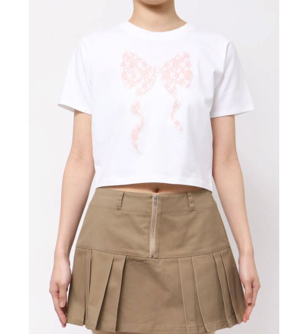 CALNAMUR「RIBBON ASSORT TEE/リボンアソートTシャツ」|Tシャツ・カットソー|