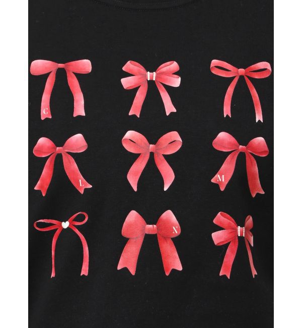 CALNAMUR「RIBBON ASSORT TEE/リボンアソートTシャツ」|Tシャツ・カットソー|