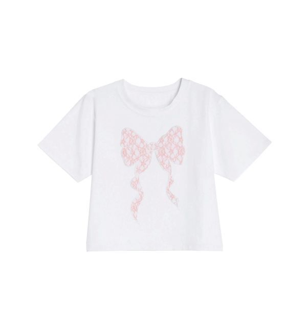CALNAMUR「RIBBON ASSORT TEE/リボンアソートTシャツ」|Tシャツ・カットソー|