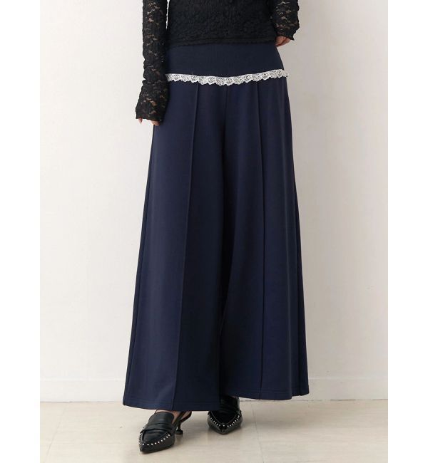 CALNAMUR「太リブベルトスウェットパンツ」|その他|ネイビー