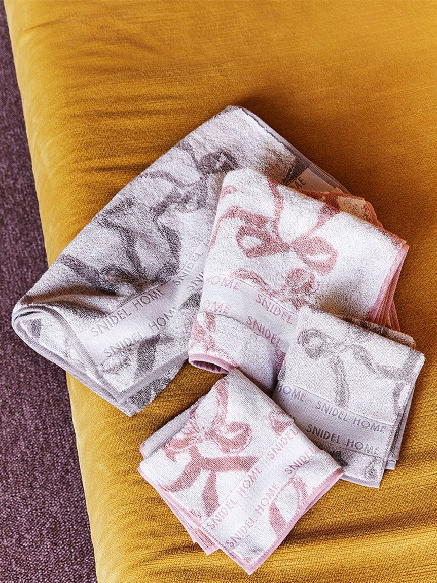 SNIDEL HOME「リボンジャカードハンドタオル」|ハンカチ|