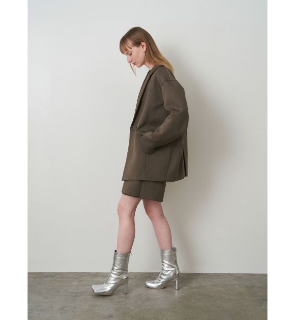 ELENDEEK「SQUARE SHORT BOOTS」|ショートブーツ|