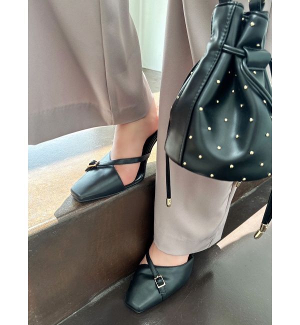 RESEXXY「ベルトポイントデザインミュール」|パンプス|