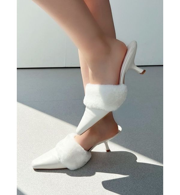 RESEXXY「ポイントファーミュール」|パンプス|ホワイト