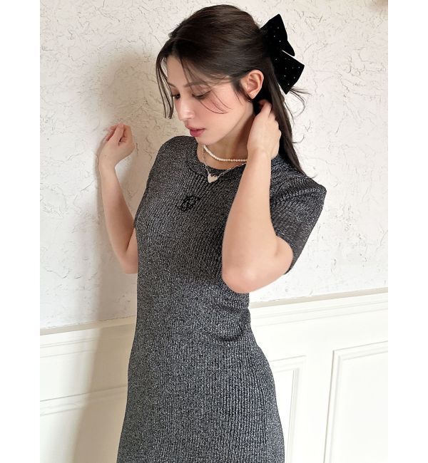 RESEXXY「ポイントハート2連ネックレス」|ネックレス|