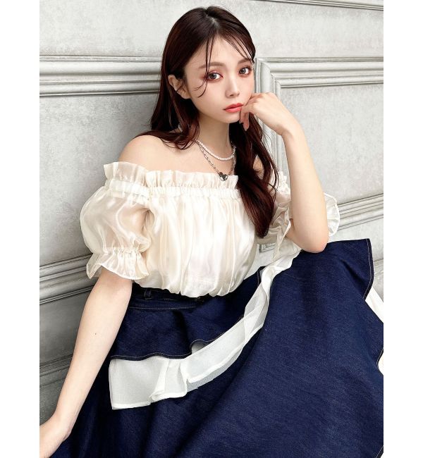 RESEXXY「ポイントハート2連ネックレス」|ネックレス|