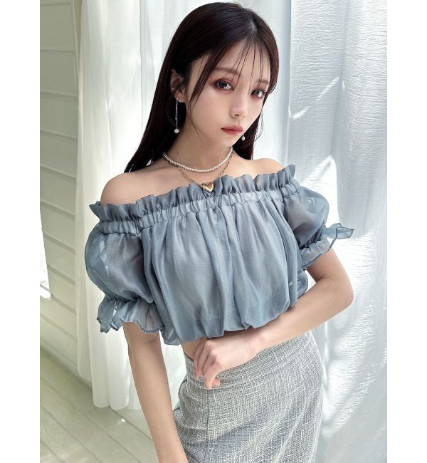 RESEXXY「ポイントハート2連ネックレス」|ネックレス|