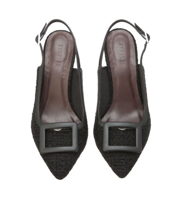 RESEXXY「バックルツイードパンプス」|パンプス|