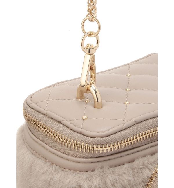 RESEXXY「フロントポケットエコファーバニティバッグ」|ショルダー・メッセンジャー|