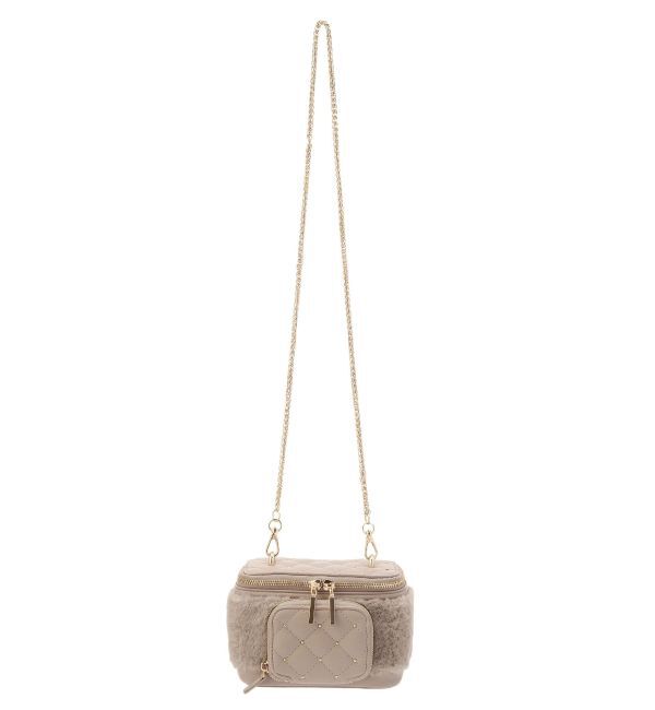 RESEXXY「フロントポケットエコファーバニティバッグ」|ショルダー・メッセンジャー|