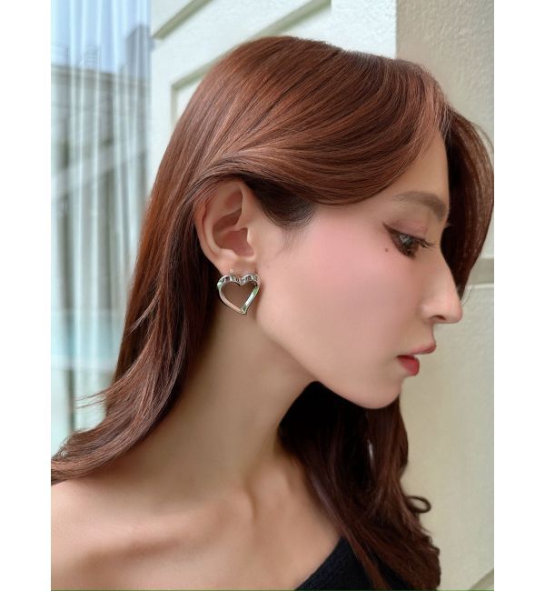 RESEXXY「メタルハートピアス」|ピアス|