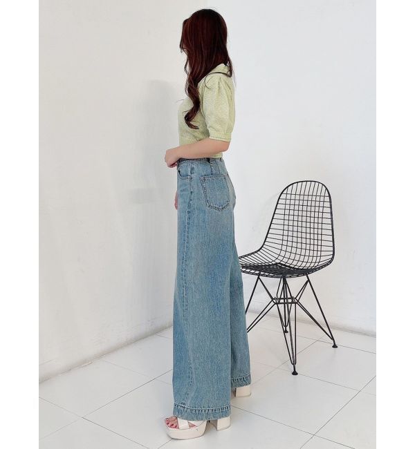 MERCURYDUO「ラメポロニットトップス」|ニット・セーター|