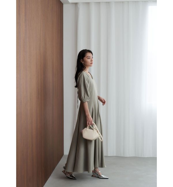 MERCURYDUO「Serena Ruched Hobo Handle Crossbody Bag」|ハンドバッグ|