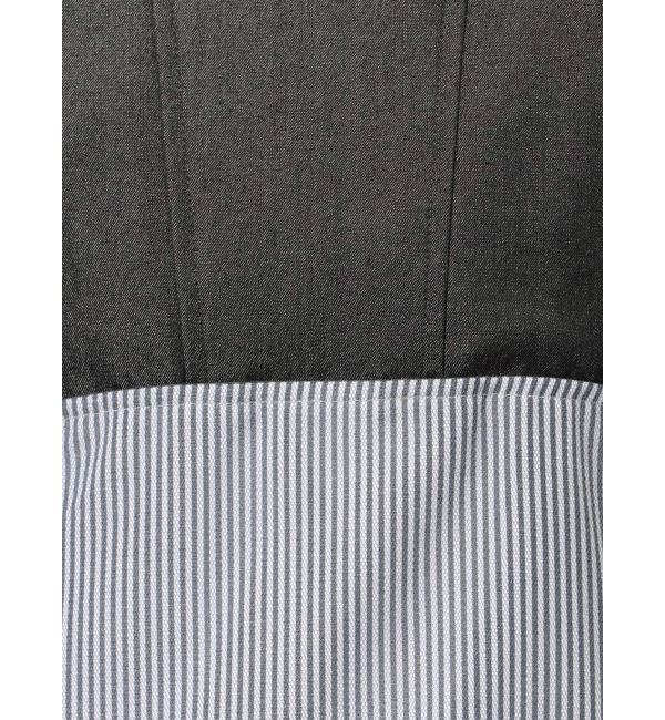 MERCURYDUO「ビスチェドッキングパワショルシャツワンピース」|ワンピース|