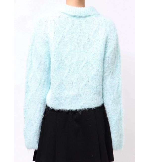 MERCURYDUO「ケーブルポロ衿ニット」|ニット・セーター|
