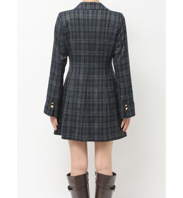 MERCURYDUO「【追加生産】2WAYフィット&フレアジャケットワンピース」|ワンピース|