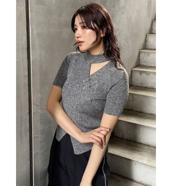 MURUA「カシュクールチャイナニット」|ニット・セーター|