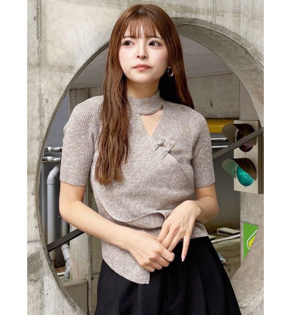 MURUA「カシュクールチャイナニット」|ニット・セーター|