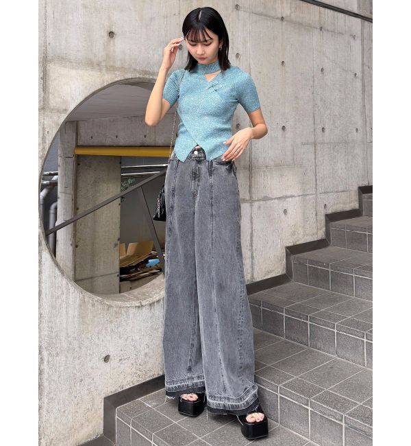 MURUA「カシュクールチャイナニット」|ニット・セーター|