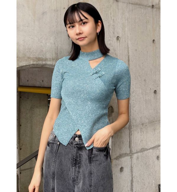 MURUA「カシュクールチャイナニット」|ニット・セーター|