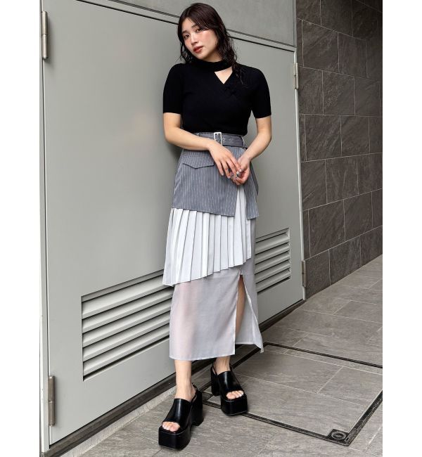 MURUA「カシュクールチャイナニット」|ニット・セーター|