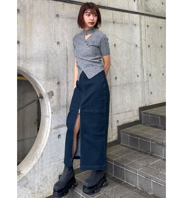 MURUA「カシュクールチャイナニット」|ニット・セーター|